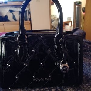 Michael Kors Patent Leather Zoe Satchel